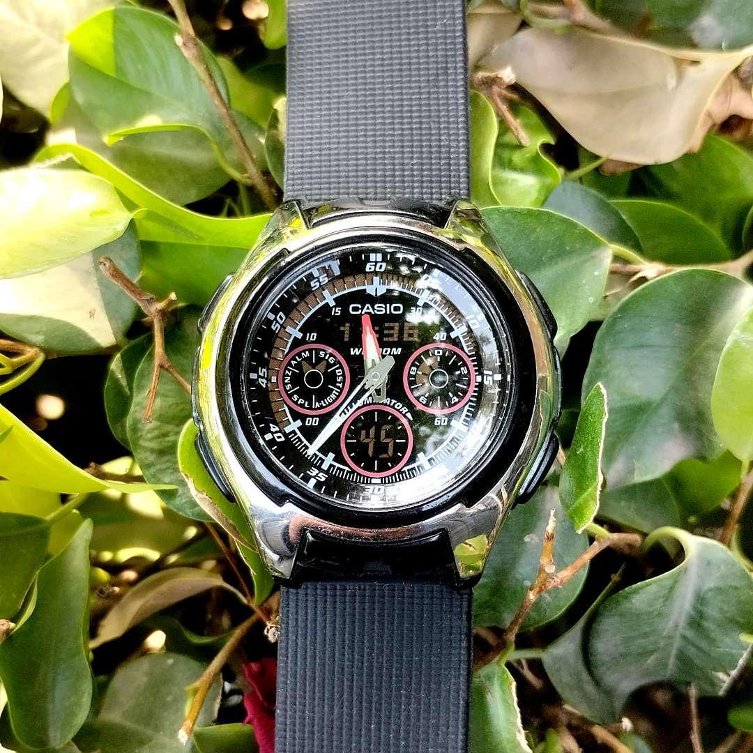Casio Analog-Digital Negative Display AQ-163