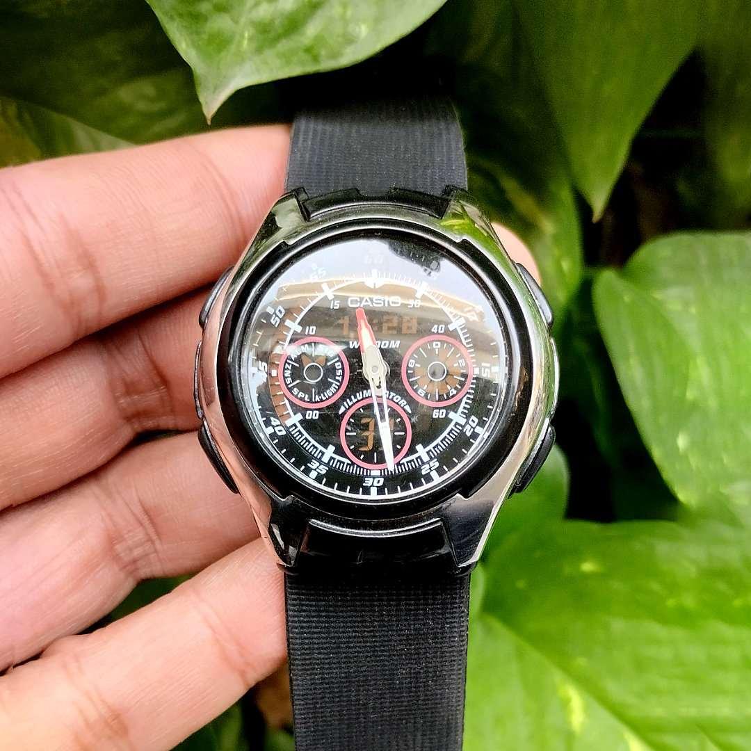 Casio Analog-Digital Negative Display AQ-163 - Image 3