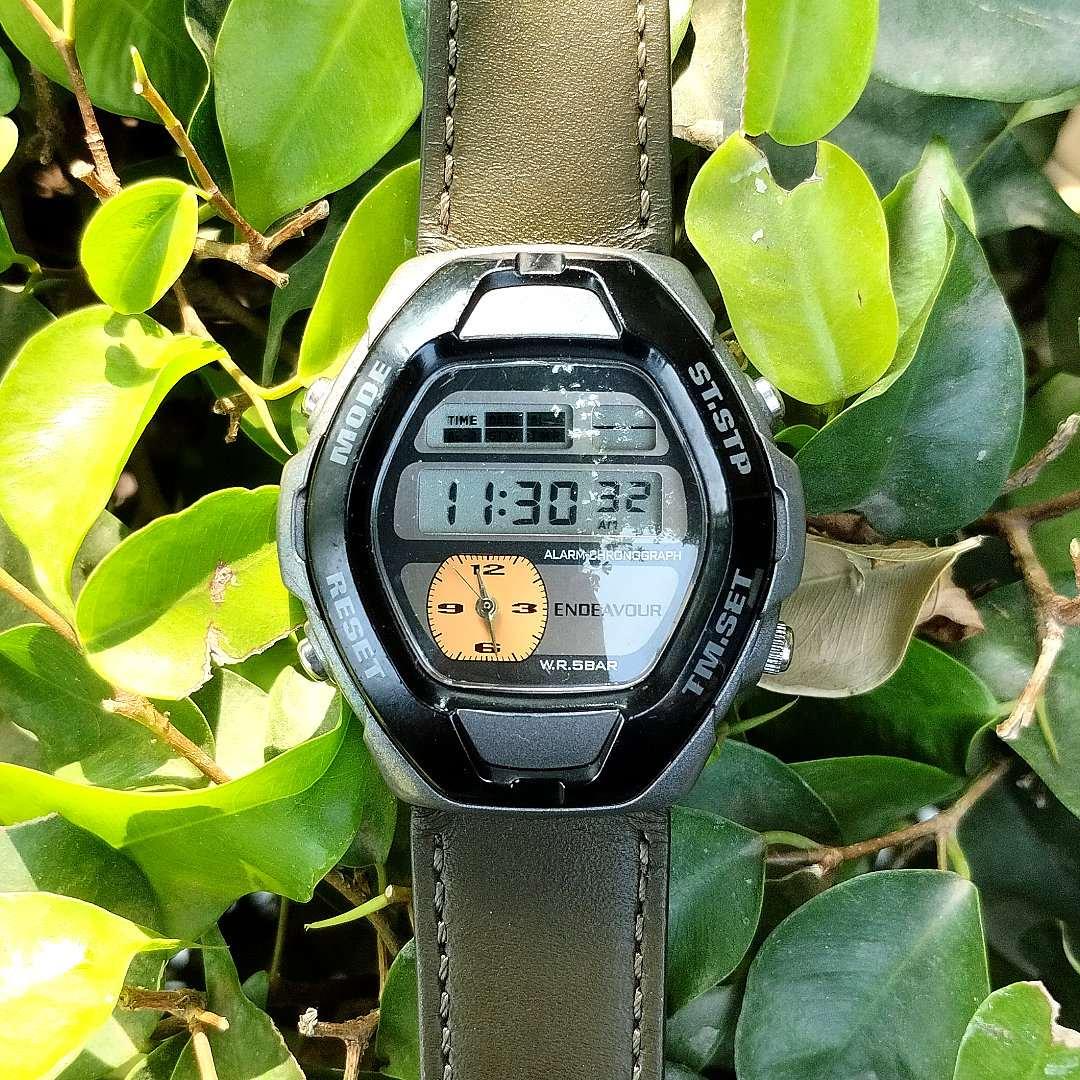 Endeavour Anadigi Alarm Chronograph