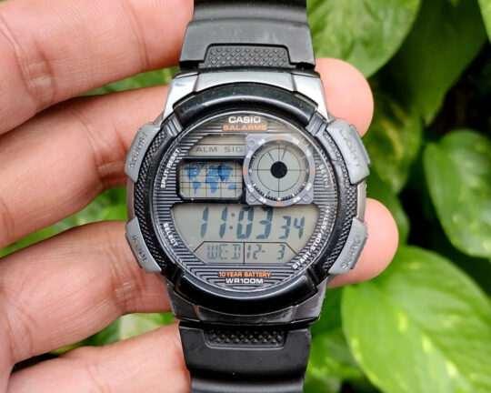 Casio World Map World Time AE-1000W
