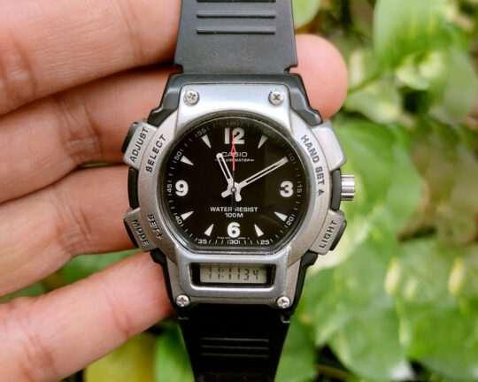 Casio Dual Time Ana-Digi AQ-150W