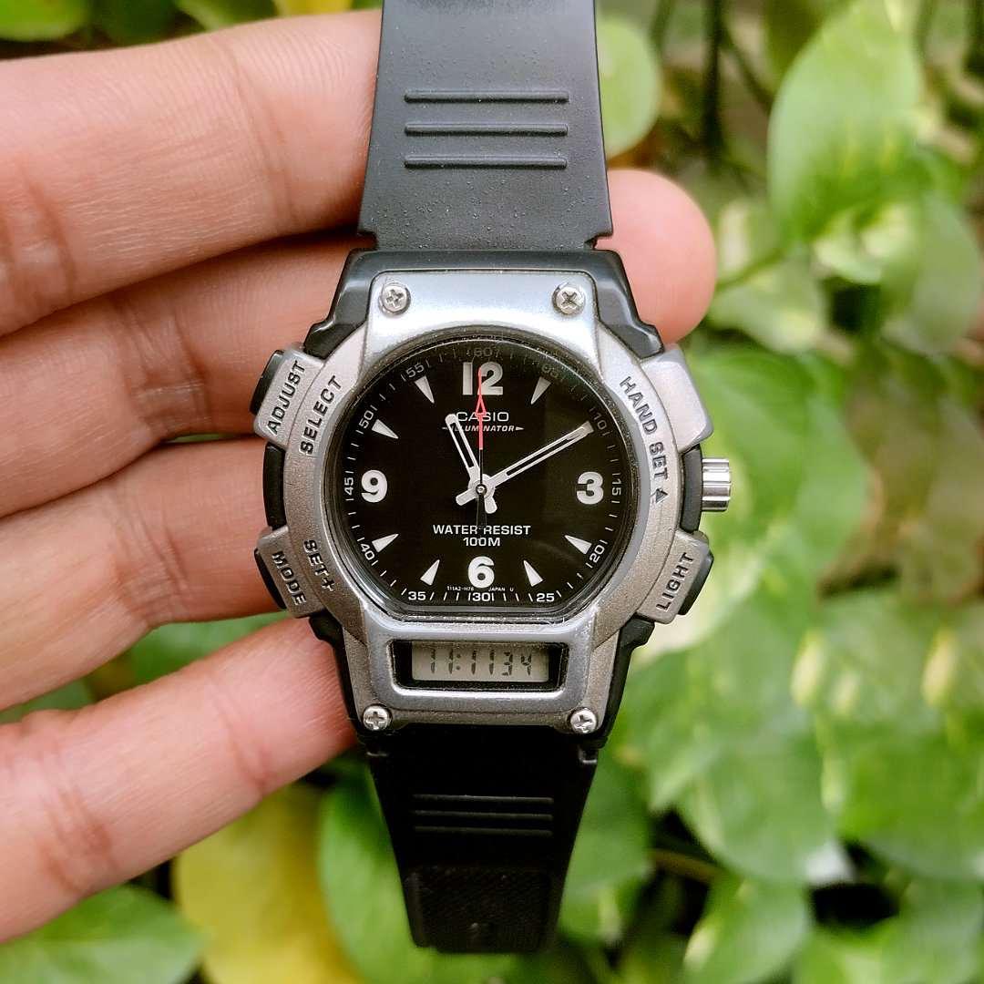 Casio Dual Time Ana-Digi AQ-150W