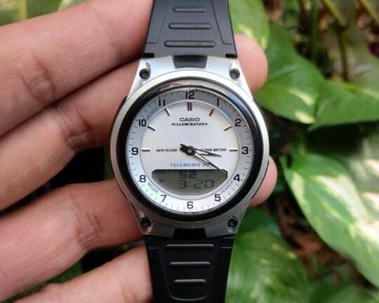 Casio Digital Telememo Illuminator AW-80-7AV