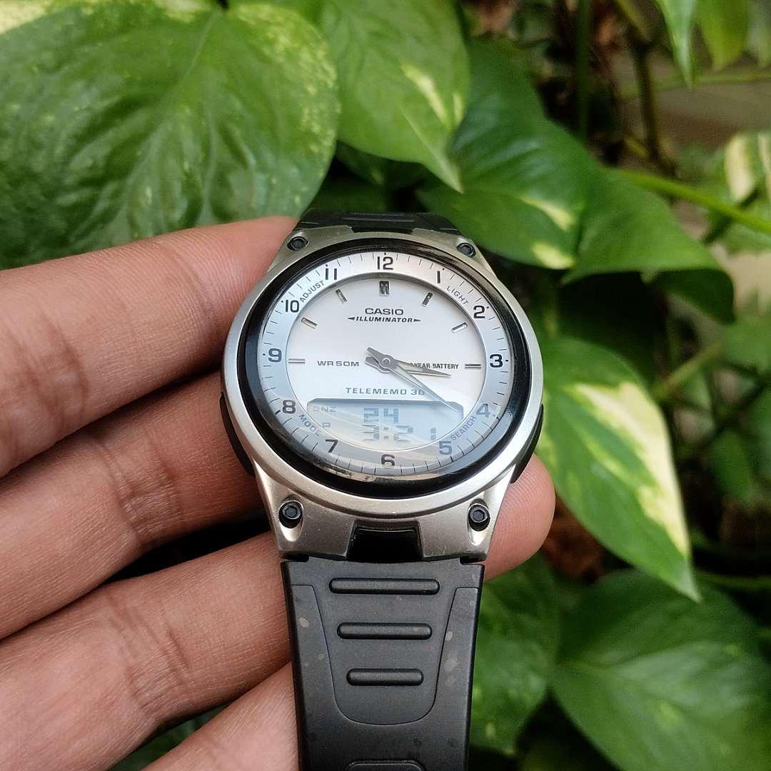 Casio Digital Telememo Illuminator AW-80-7AV - Image 3