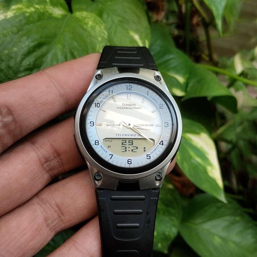 Casio Digital Telememo Illuminator AW-80-7AV - Image 4