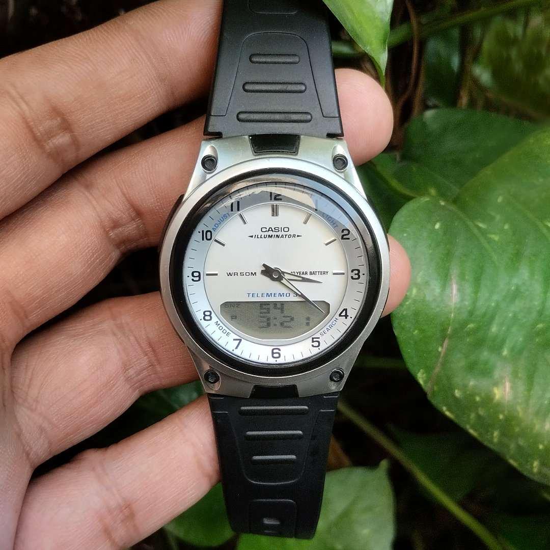 Casio Digital Telememo Illuminator AW-80-7AV - Image 5