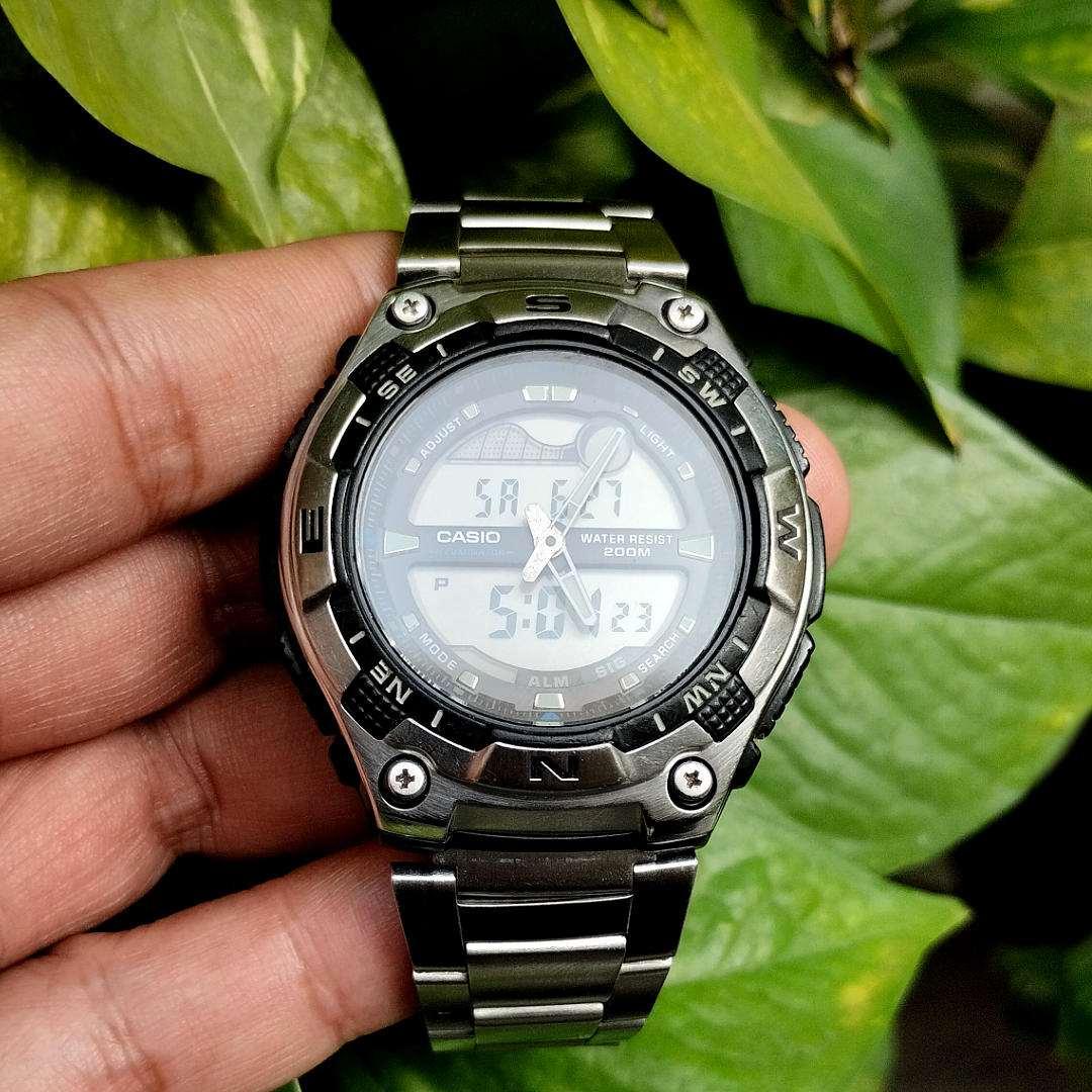 Casio Tide Graph Moon Phase AQW-100 - Image 3