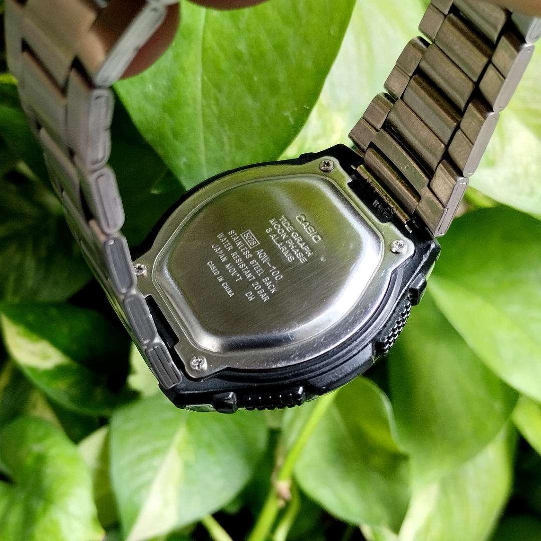 Casio Tide Graph Moon Phase AQW-100 - Image 9