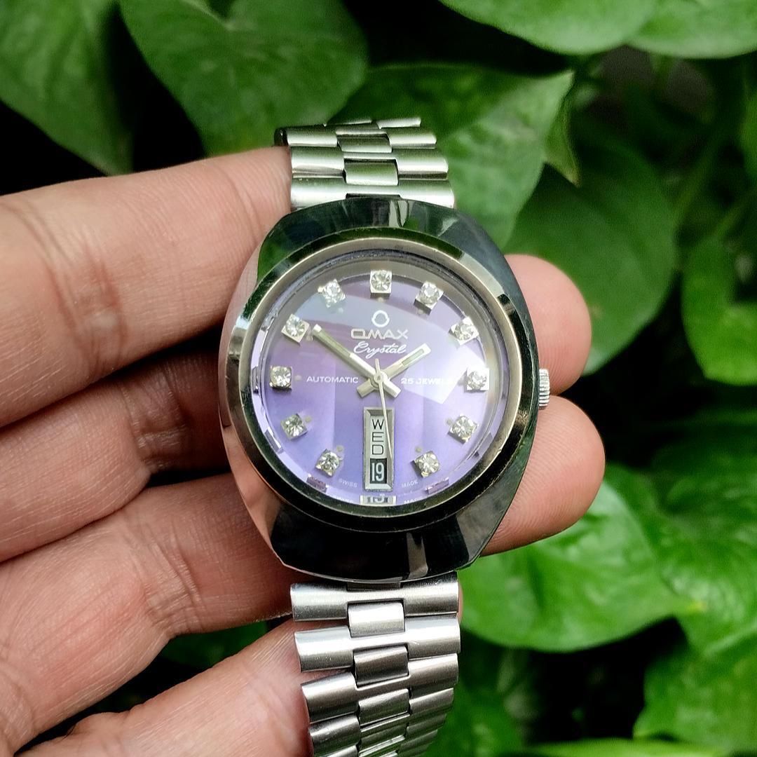 Omax 25 Jewels Automatic Swiss 3559K - Image 3