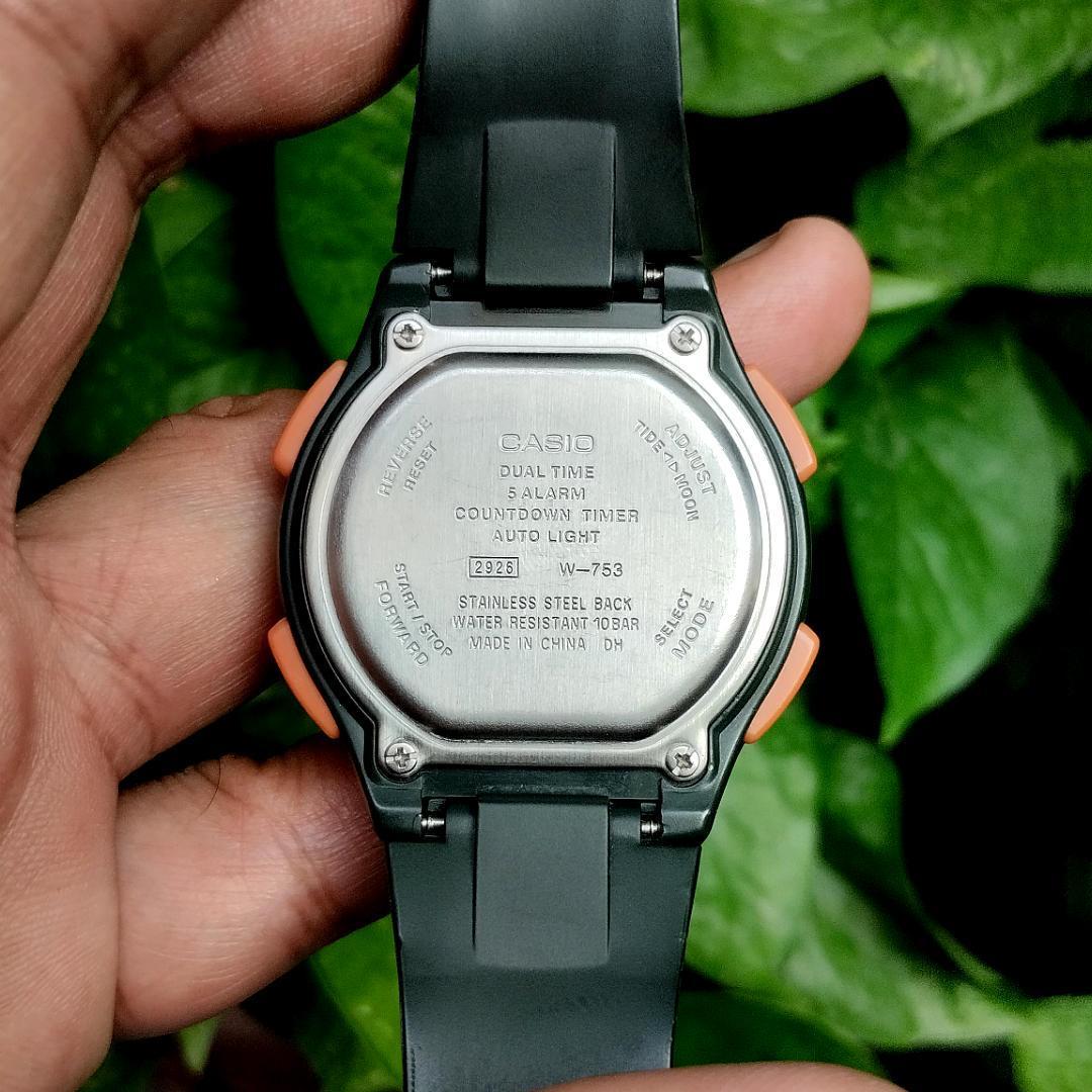 Casio Digital Tide Graph W-753-3AV - Image 8