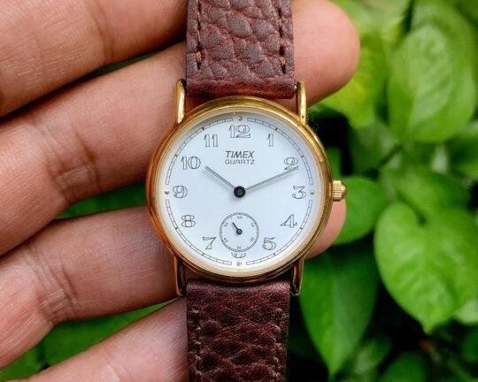 Timex Vintage Gold Tone 1991 Mens